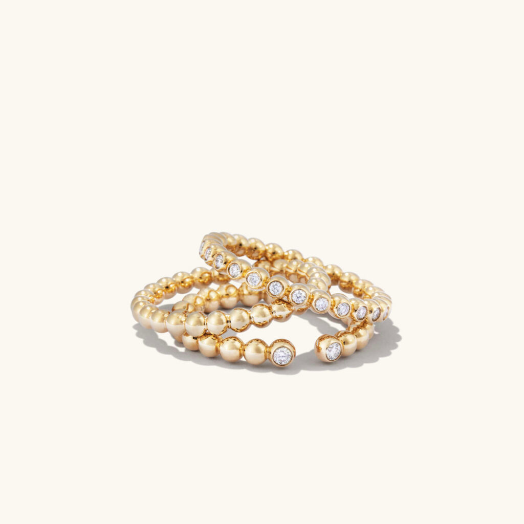 BoldBeadedDiamondEternityRing_YG_Stacked