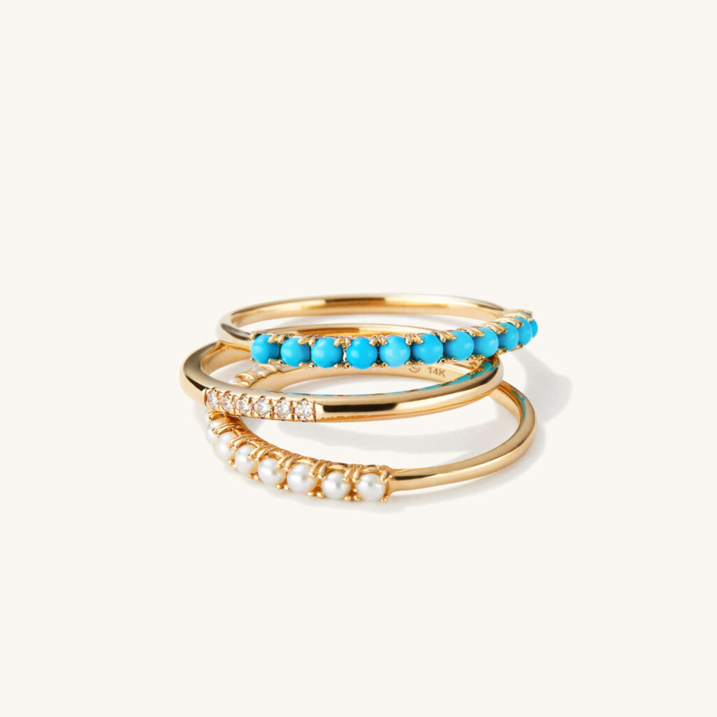 TurquoiseHalfEternityRing_PearlHalfEternityRing_YG_Family